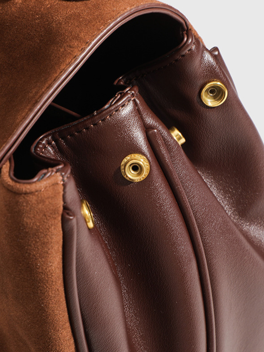Elegant suede bag