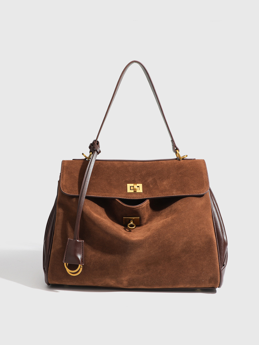Elegant suede bag