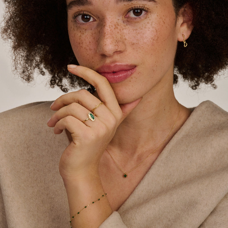 Resin Bead Chain Bracelet